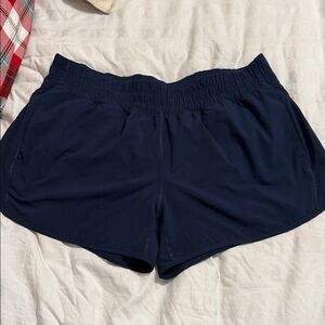 Women's Navy Athletic Shorts
